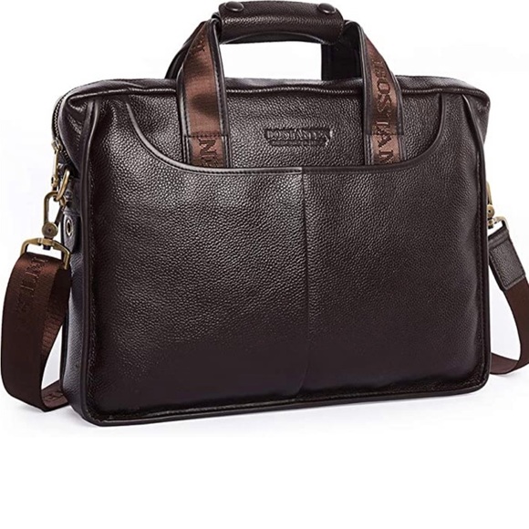 Bostanten leather Briefcase New w/o tag - Picture 2 of 10